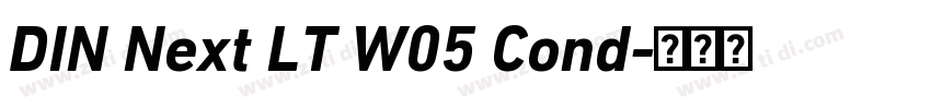 DIN Next LT W05 Cond字体转换 DIN Next LT W05 Cond字体转换